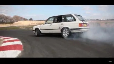 Watch BMW 3 Series drift in Scotland